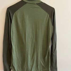 Norrona Merino Wool Women’s Base Layer top size Medium Femund PureUll Zip neck